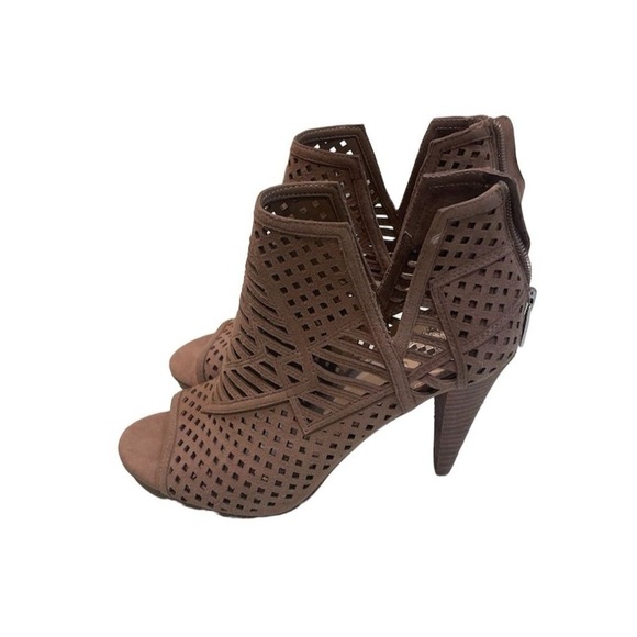 Vince Camuto peep toe booties - Picture 6 of 11